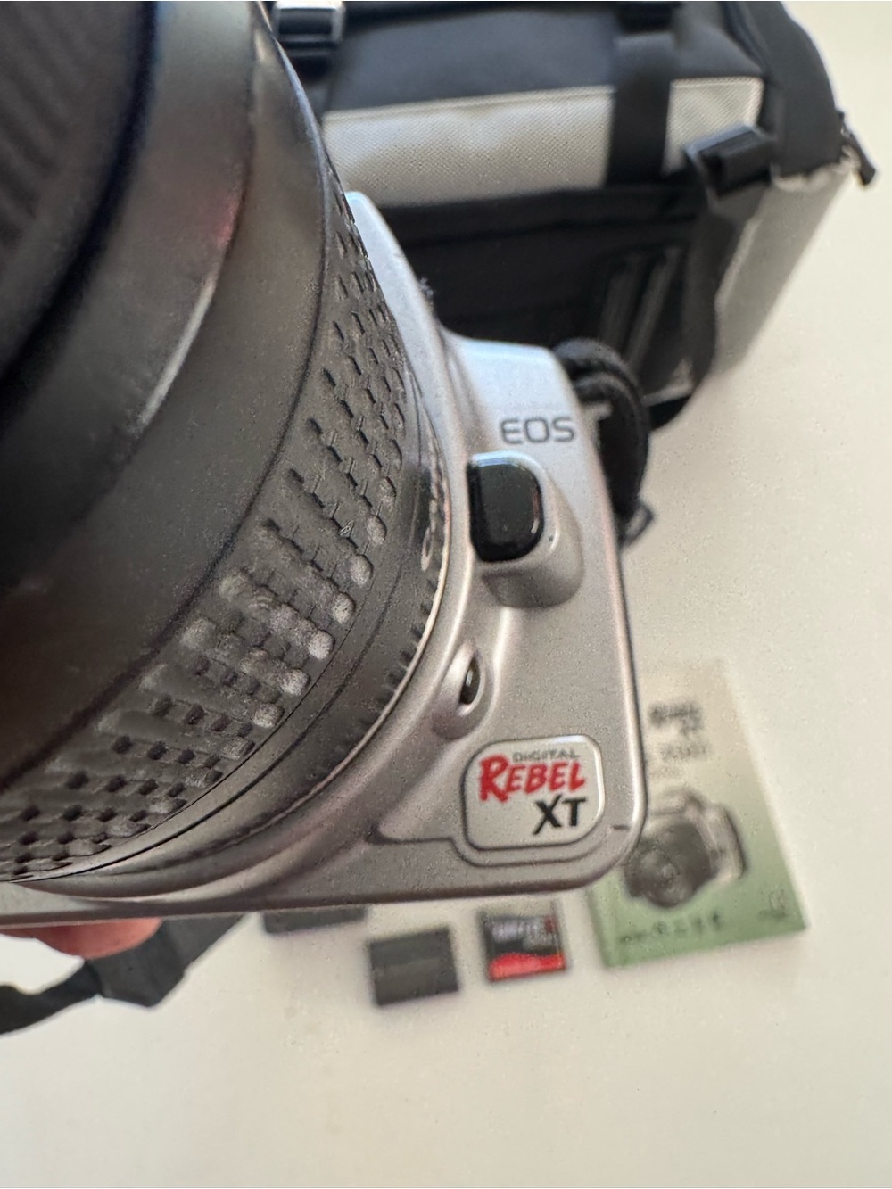 The Canon EOS Rebel XT DS126071 Digital Camera - Picture 8 of 12